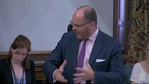 George Freeman MP speaking in Westminster Hall